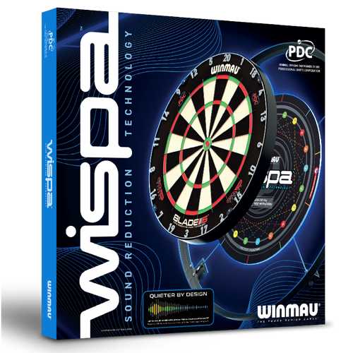 WINMAU® WISPA SYSTÈME DE RÉDUCTION DU SON POUR LES JEUX DE DARDS