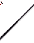 CUETEC CYNERGY POOL CUE BLACK AND SILVER X RAW PERFORATED POLY WRAP 12.5MM 19OZ
