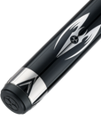 BAGUETTE DE BILLARD POISON MAELITH AVEC FLÈCHE DE CARBONE - ENTIÈREMENT NOIRE - SANS WRAP 12.4MM 19OZ