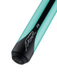 PREDATOR P3 POOL CUE BUTT - PAINTED TEAL WITH BLACK STRIPE NO WRAP - LIMITED EDITION