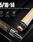 BAGUETTE DE BRIS/SAUT BALABUSHKA GBJBK-2 SANS GRIP NOIRE/BOIS 13MM 19OZ