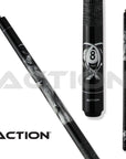 ACTION ADVENTURE POOL CUE ADV101 BLACK REAPER 19OZ 13MM