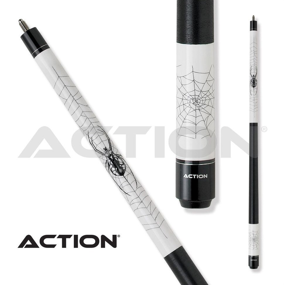 ACTION ADVENTURE POOL CUE ADV114 SPIDER 19OZ 13MM