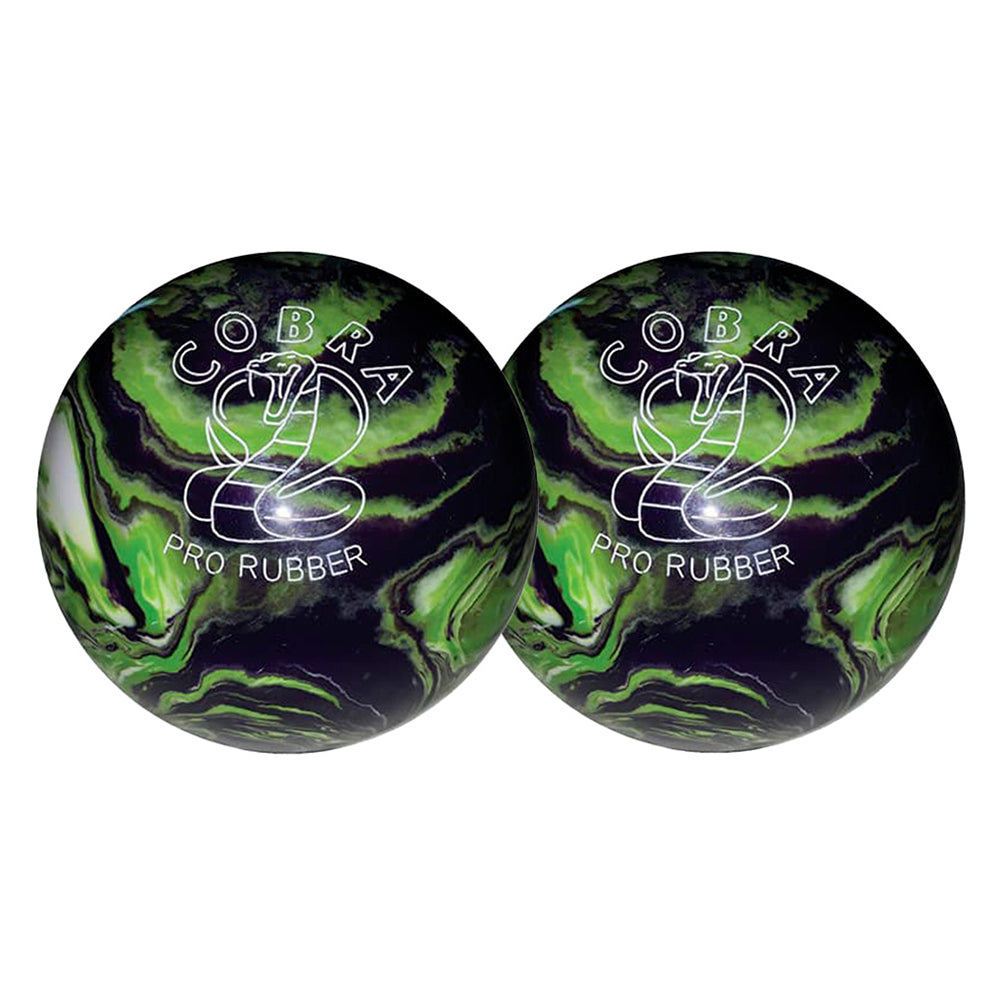 COBRA SMALL BOWLING BALLS - PURPLE/LIME/WHITE