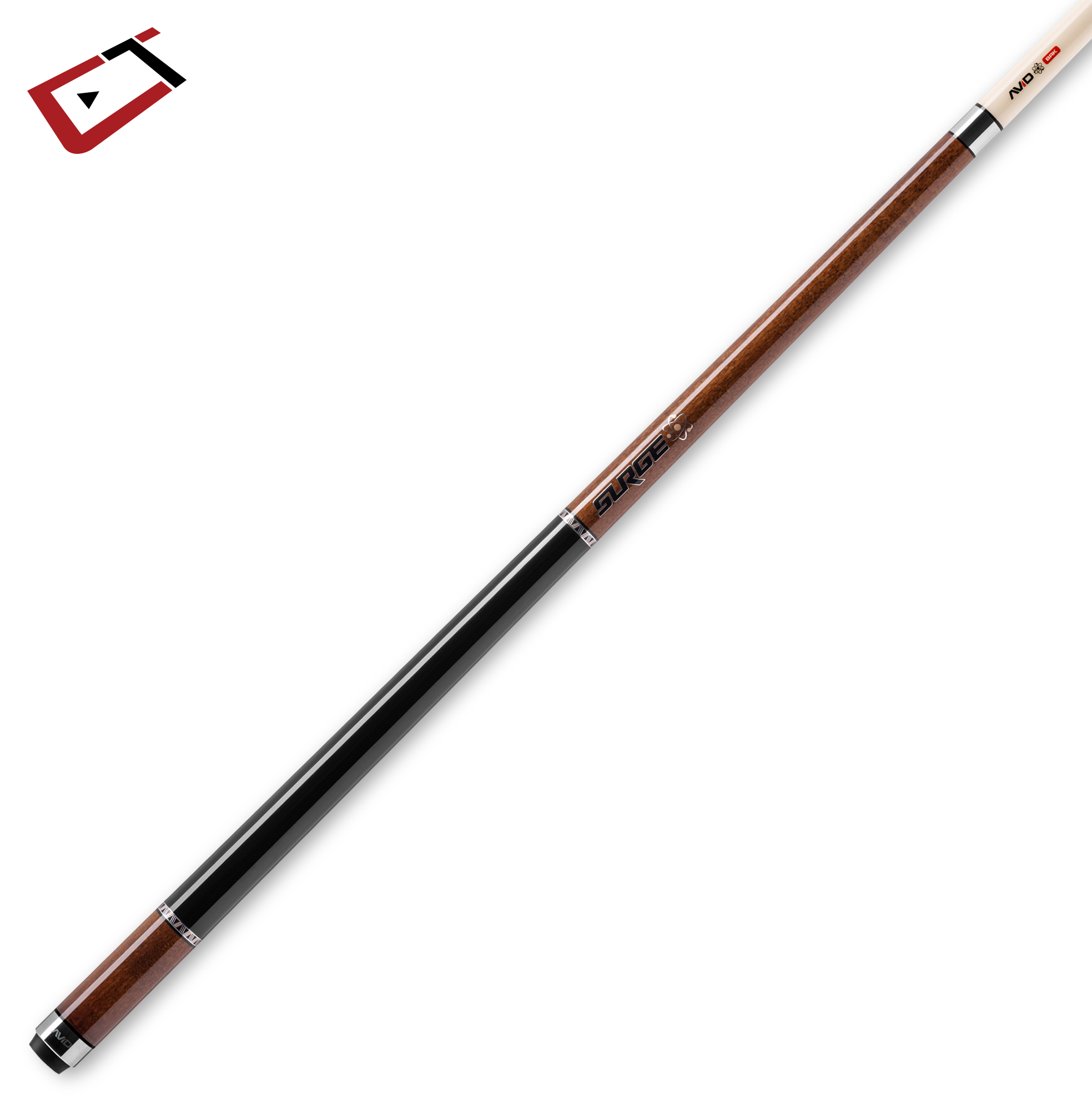 CUETEC AVID SURGE BREAK CUE BROWN STAIN 13MM