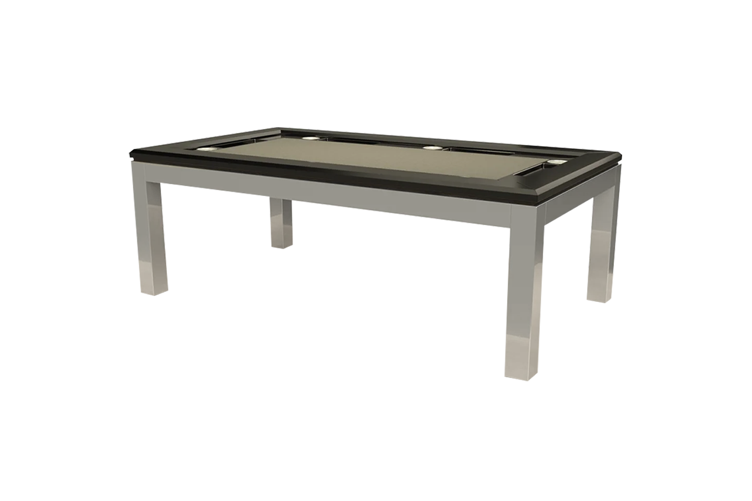 LA CONDO ÉVOLUTION STAINLESS RECTANGLE GAME TABLE
