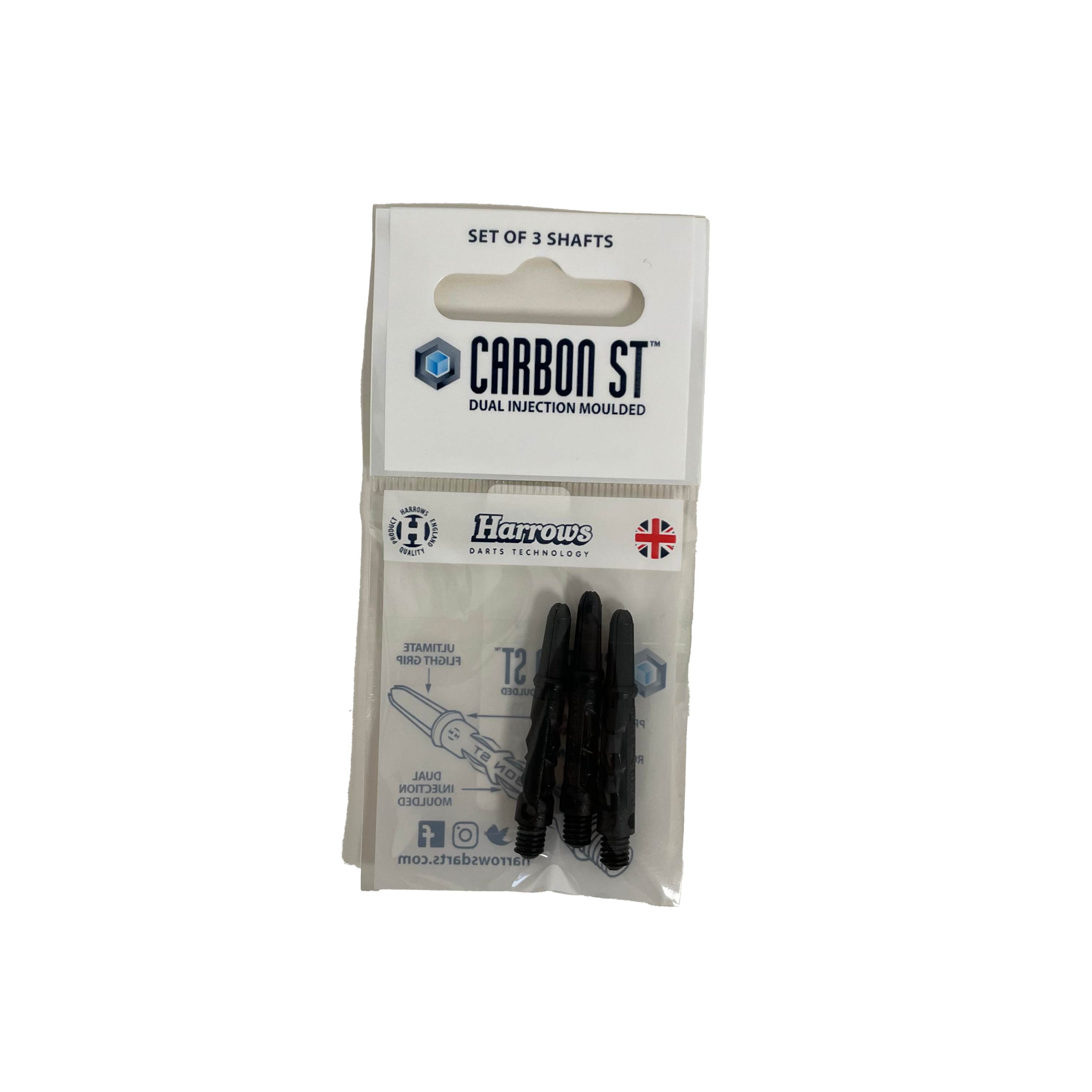 TIGES DE DARD HARROWS CARBON ST - COURTES