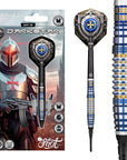 SHOT FUTURE KNIGHTS DARKSTAR SOFT TIP DART SET - 90% TUNGSTEN BARRELS