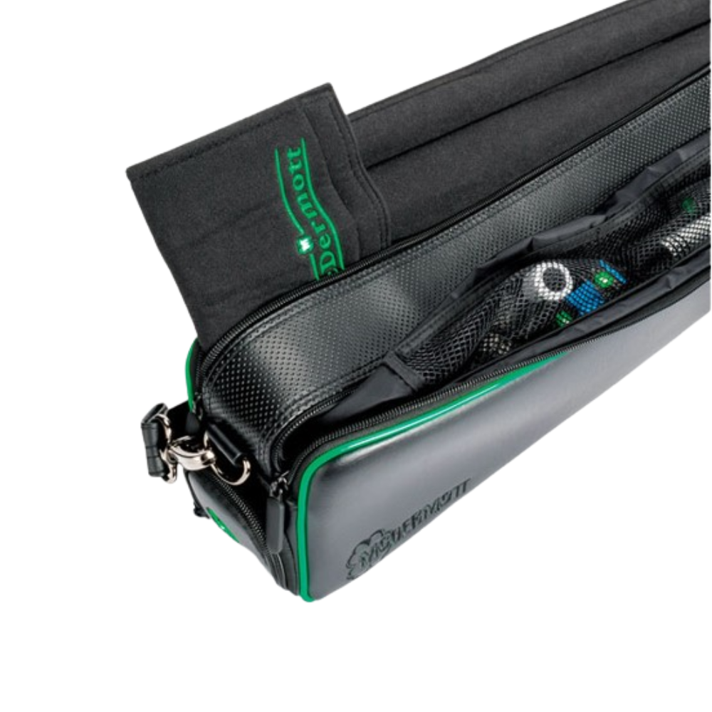 MCDERMOTT HARD/SOFT HYBRID CUE CASE BLACK 4B/7S – Canada Billard