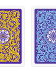 COPAG JEU DE CARTES POKER EN PLASTIQUE NEOTERIC DOUBLE ENSEMBLE JUMBO 1546 VIOLET ET BLEU ET JAUNE