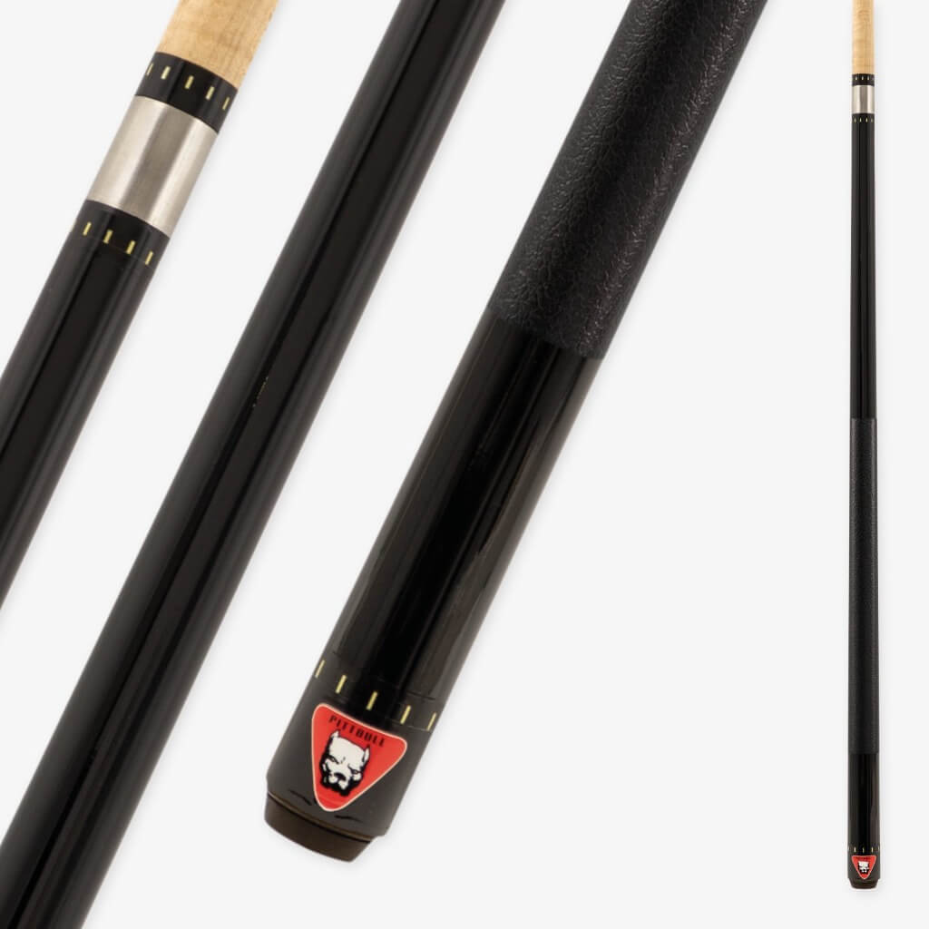 POOL CUE PITBULL BLACK CMS