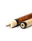 PEARSON POOL CUE PLAYERS SERIES PP-3 BROWN ZEBRAWOOD - CARBON SHAFT NO WRAP 12.5MM