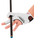 PREDATOR JASMIN OUSCHAN SECOND SKIN PREMIUM FINGERLESS WHITE BILLIARD GLOVE