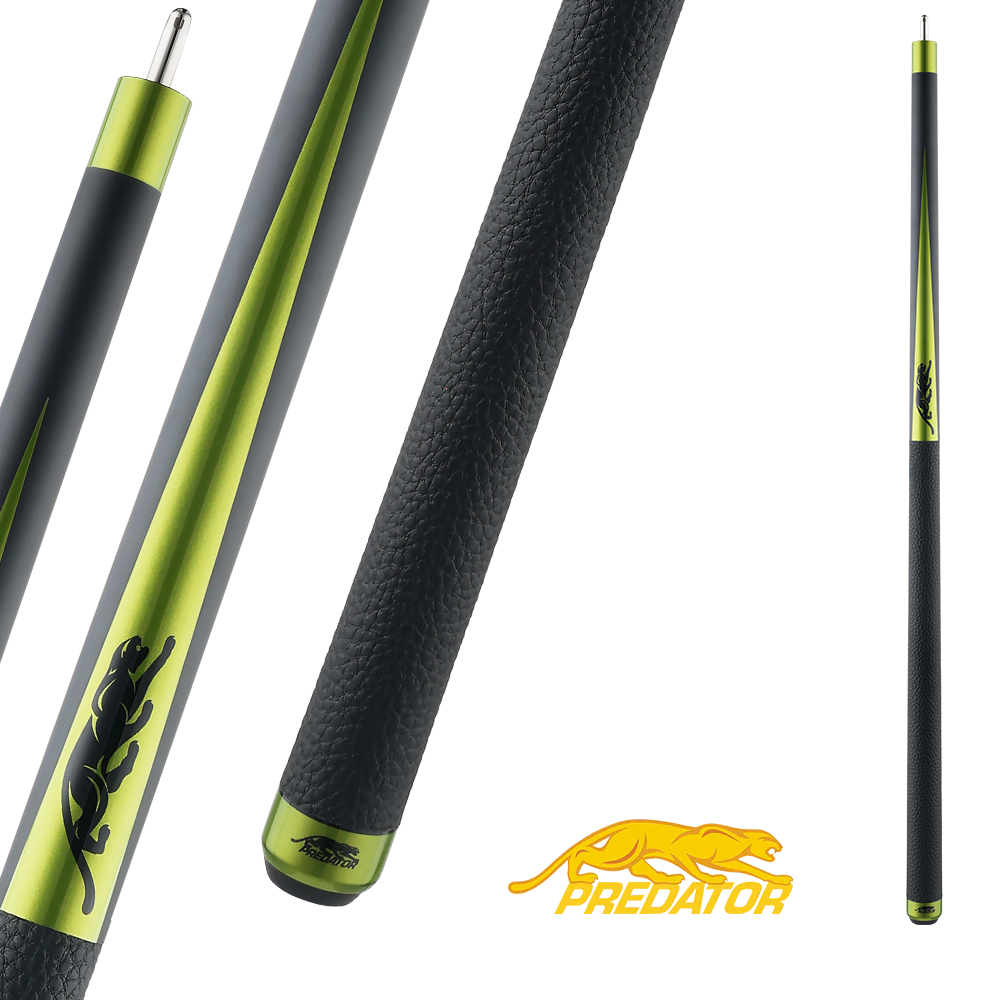 PREDATOR BUTT SP2 BLACK/LIME GREEN 1 UNI-LOC LEATHER LUXE WRAP