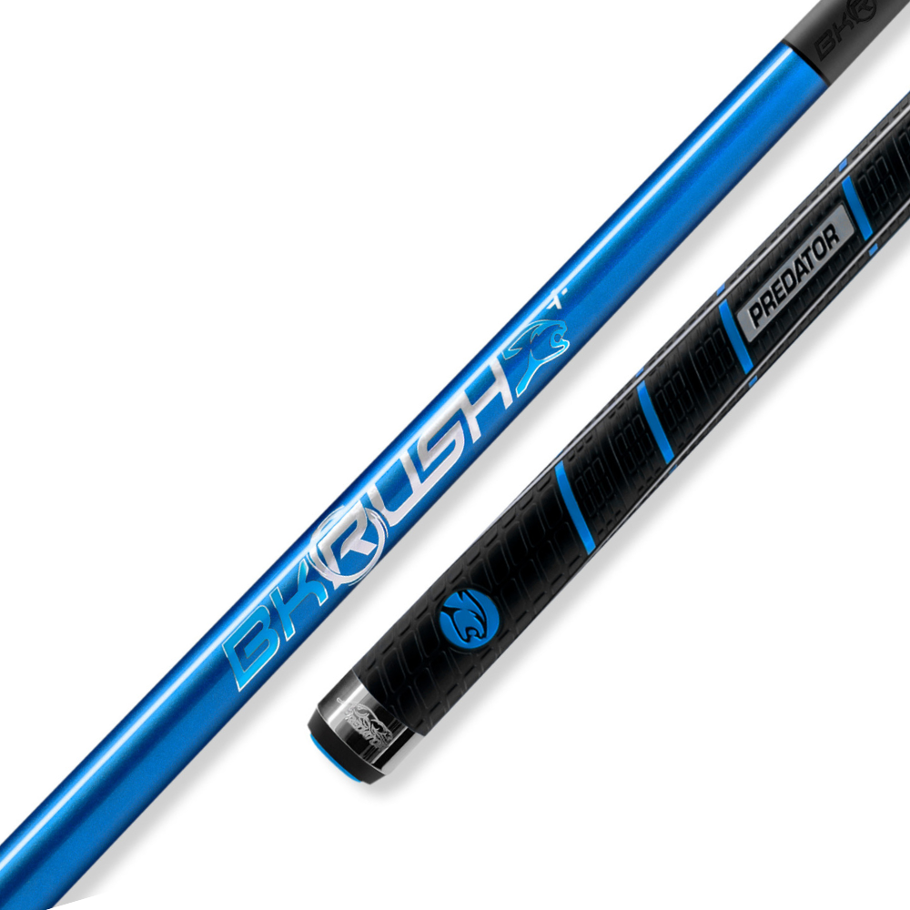 PREDATOR BLUE BK RUSH + JUMP/BREAK CUE- SPORT WRAP