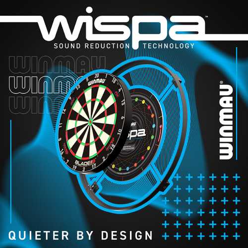 WINMAU® WISPA SYSTÈME DE RÉDUCTION DU SON POUR LES JEUX DE DARDS