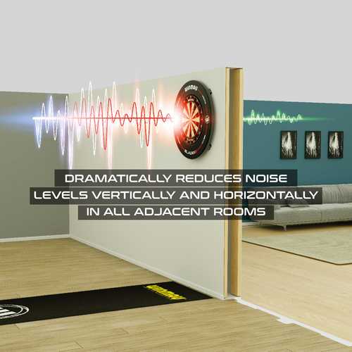 WINMAU® WISPA SYSTÈME DE RÉDUCTION DU SON POUR LES JEUX DE DARDS