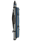 ÉTUI DE BAGUETTE DE BILLARD LUCASI RIVAL RIGIDE GRIS ET BLEU 3M 4F