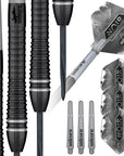 ENSEMBLE DE FLÉCHETTES UNICORN GARY ANDERSON PHASE 6 BLACK POINTE ACIER TUNGSTÈNE 90 % 23G