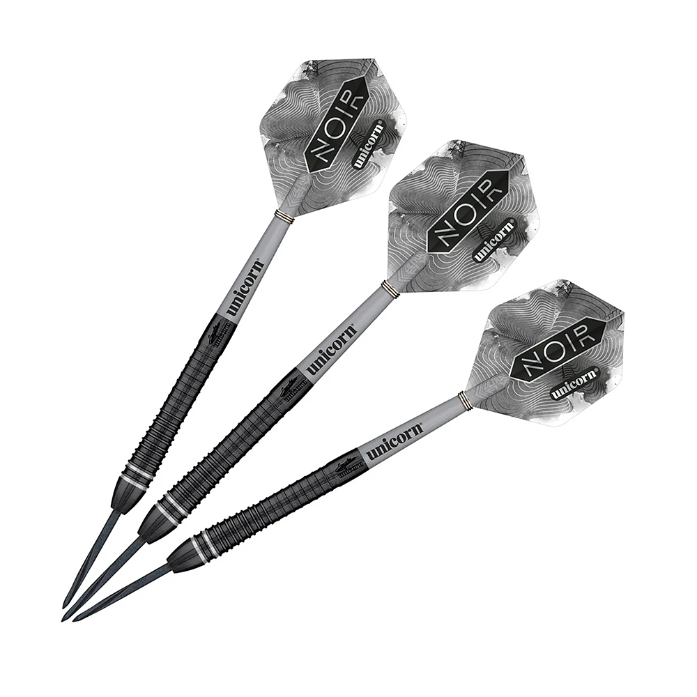 UNICORN GARY ANDERSON PHASE 6 BLACK STEEL TIP DARTS TUNGSTEN