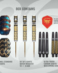 SHOT VIKING ODIN STEEL TIP DART SET - 95% TUNGSTEN DART BARRELS
