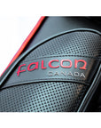 FALCON HARD CASE PVC LEATHER BLACK AND RED 2 BUTTS 4 SHAFTS