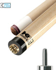 KODA SPORT POOL CUE LOW DEFLECTION KL122 BLACK AND PURPLE 12.5MM 19OZ