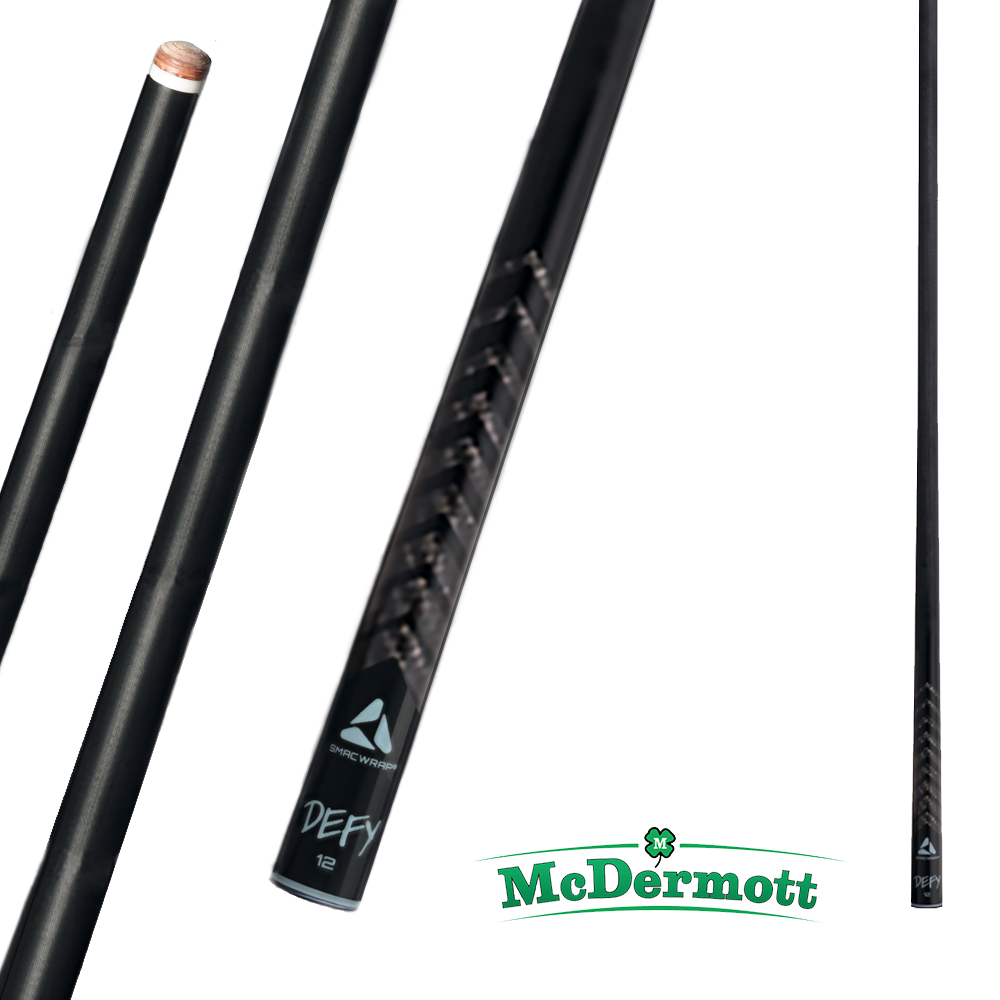 マクダモット カーボンシャフト DEFY（デファイ） 12mm 傷有り McDermott Defy Shaft (12mm 5/16 x 14, .855) – coolpooltables.com