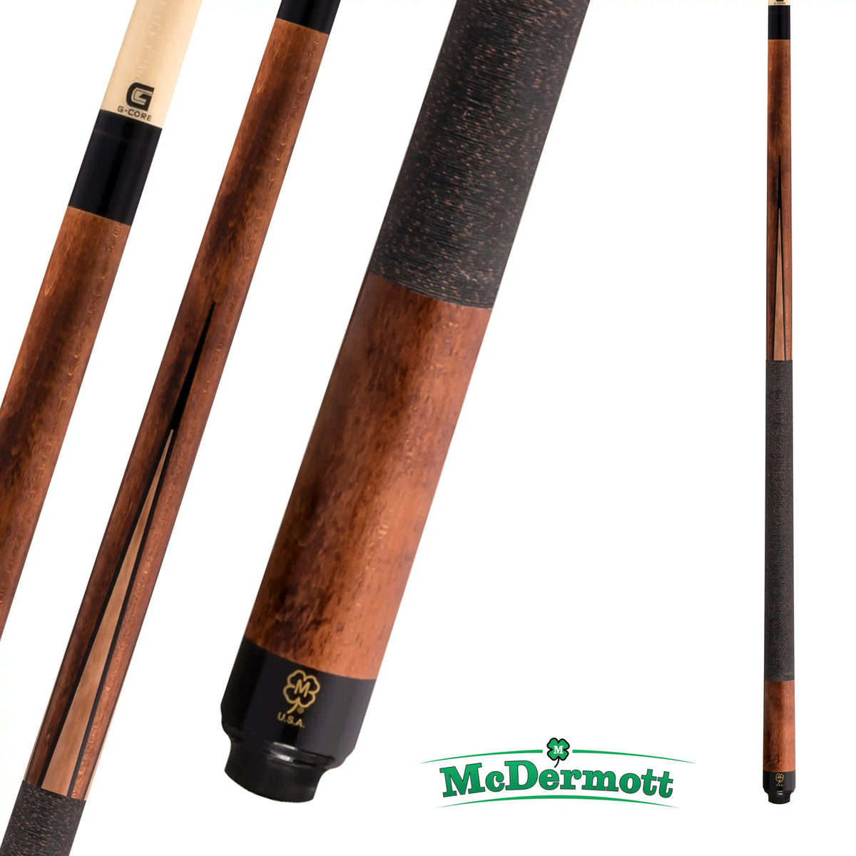 MCDERMOTT POOL CUE G-SERIES G239 DARK CHERRY 12.5MM 19OZ
