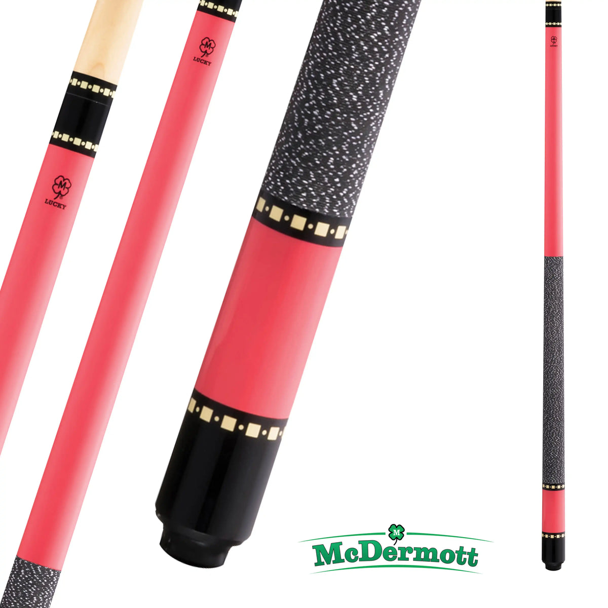 MCDERMOTT POOL CUE LUCKY SERIES L13 PINK 13MM 19OZ – Canada Billard