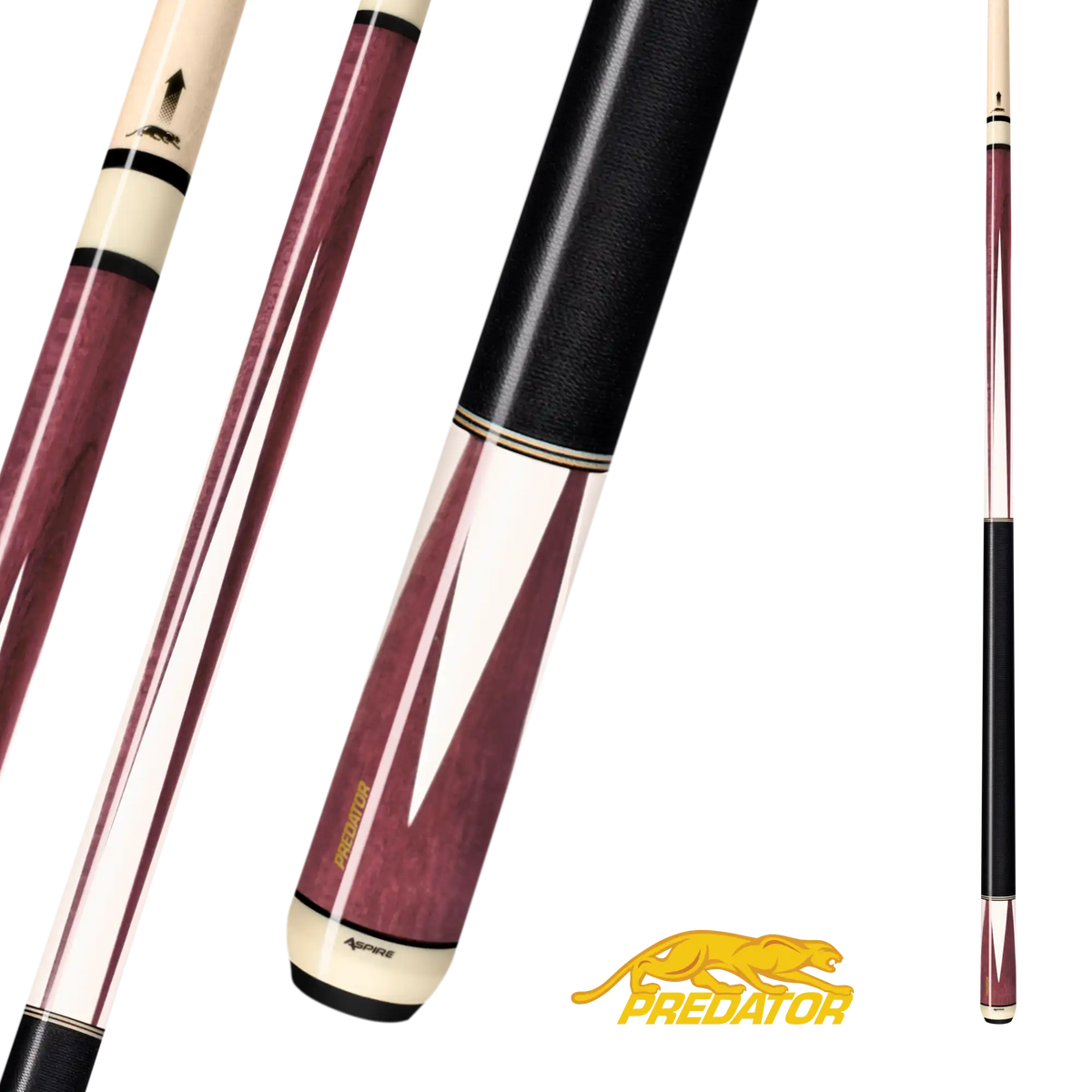 PREDATOR ASPIRE 1-6 POOL CUE PURPLE 12.55MM 19OZ – Canada Billard