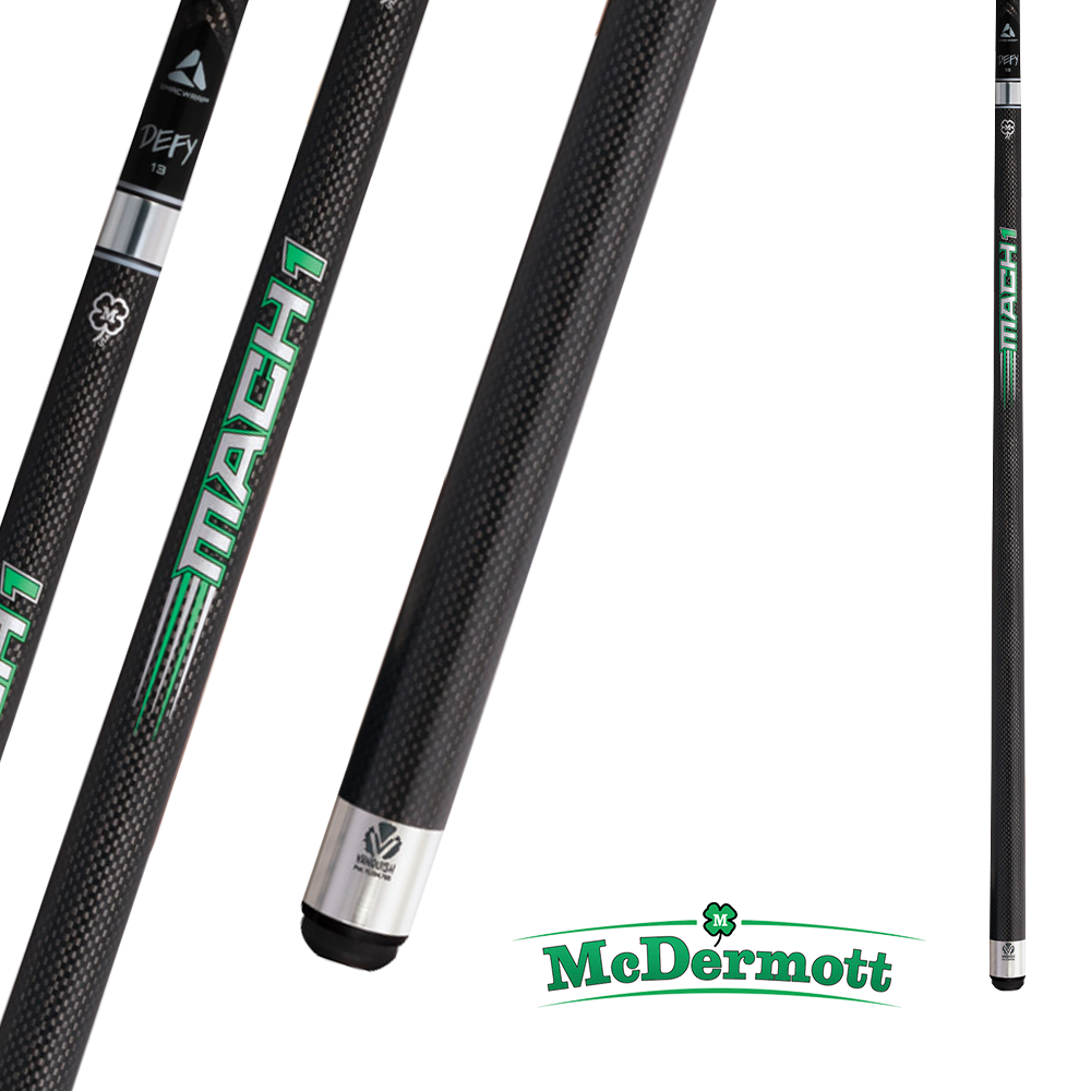 MCDERMOTT BREAK POOL CUE VANQUISH MACH 1 BLACK 13MM 19OZ – Canada