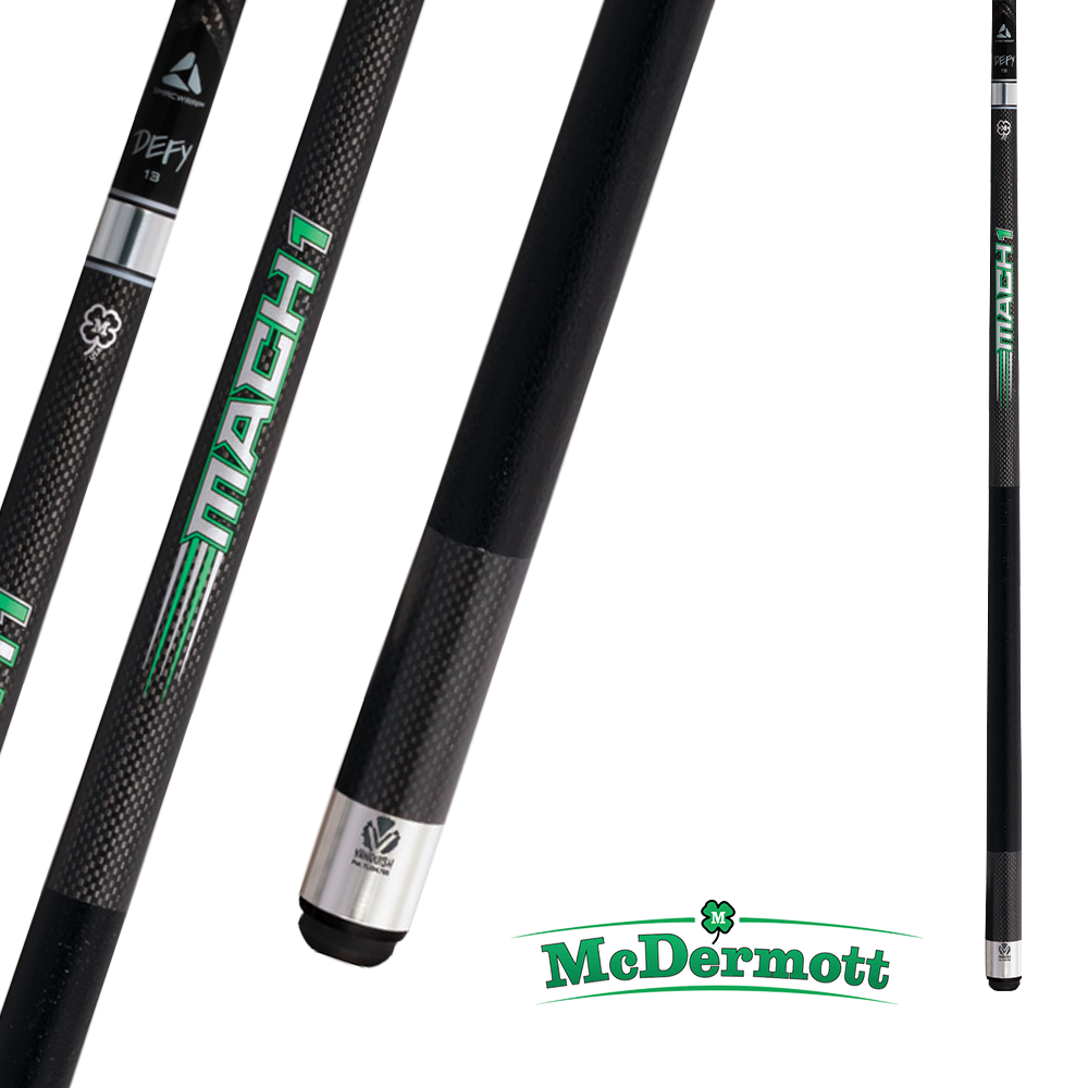MCDERMOTT BREAK POOL CUE VANQUISH MACH 1 BLACK 13MM 19OZ – Canada