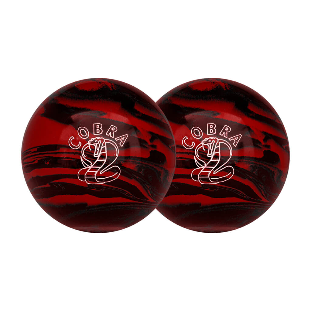 COBRA SMALL BOWLING BALLS - BURGUNDYBLACK