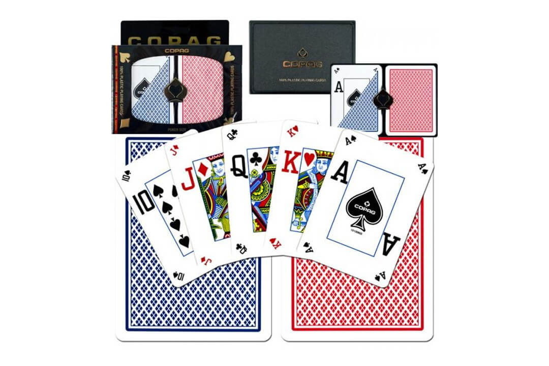 COPAG PLAYING CARDS SET OF 2 - 100% PLASTIC – Canada Billard