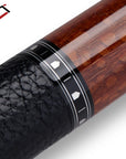 CUETEC CYNERGY TRUEWOOD LEOPARD II LEATHER WRAP 12.5MM