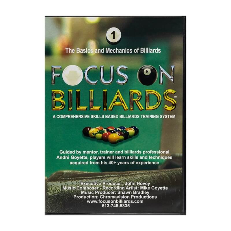 FOCUS ON BILLIARDS DVD TRAINING SERIES 1 Canada Billard