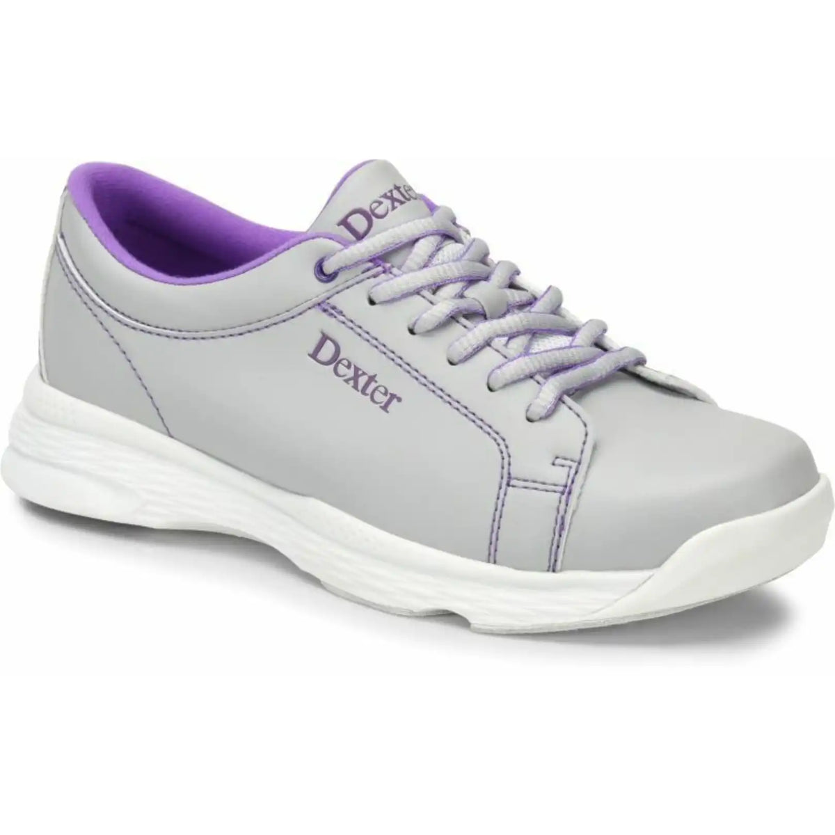 LADIES BOWLING SHOES RAQUEL V GREY PURPLE 8