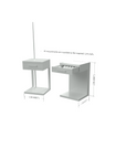 LA CONDO STAINLESS PORTE-BAGUETTES ET BOULES - MERISIER