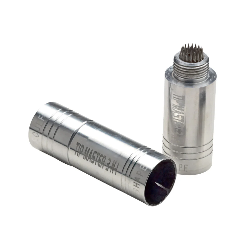TIPMASTER 3-IN-1 SILVER TM31-AL ALUMINUM POOL CUE TIP TOOL