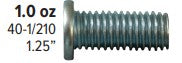 MCDERMOTT WEIGHT BOLTS