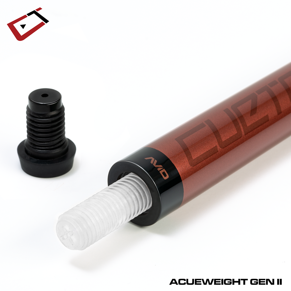 BAGUETTE DE BILLARD AVID CHROMA BORDEAUX SANS CORDE 11.75MM 19OZ