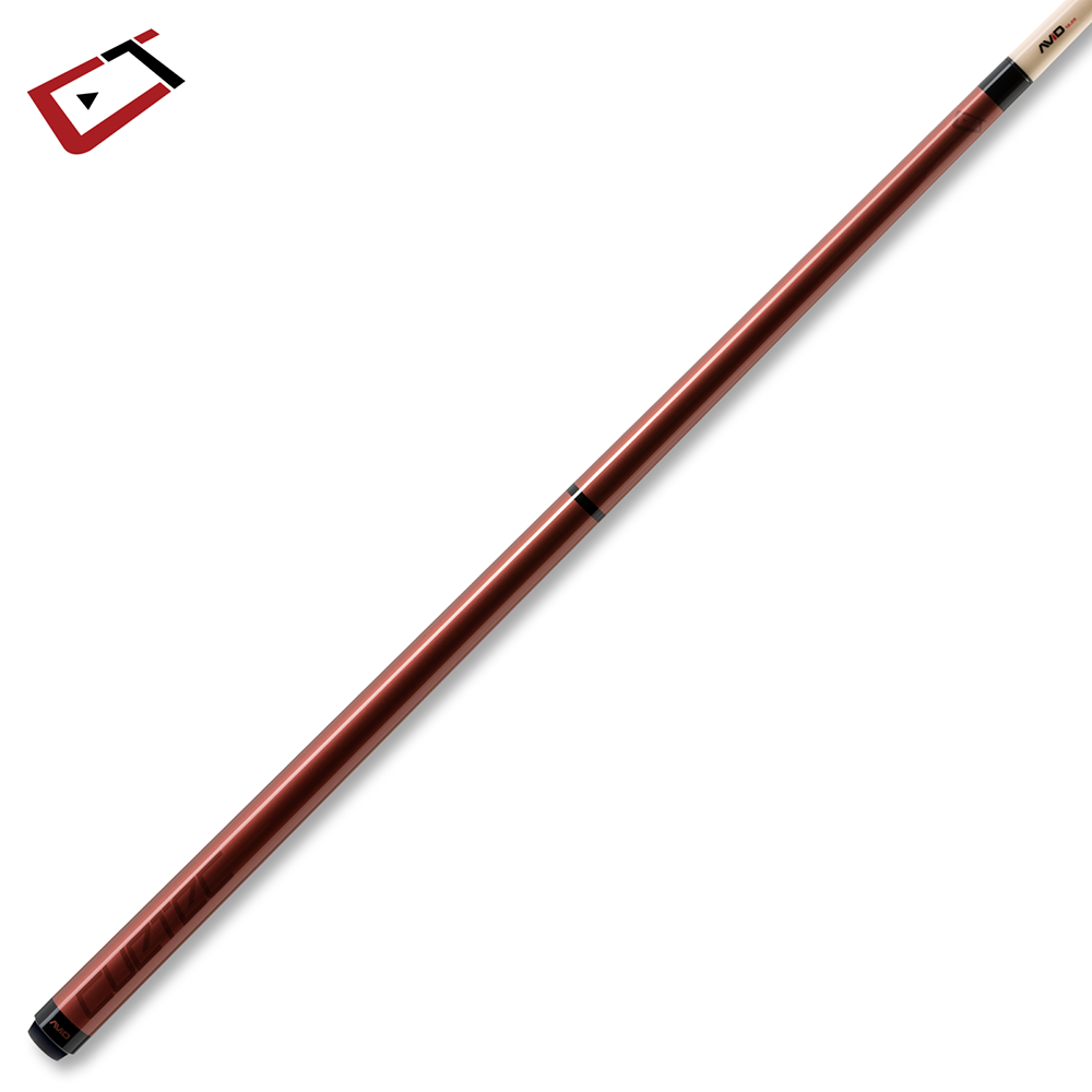 BAGUETTE DE BILLARD AVID CHROMA BORDEAUX SANS CORDE 12.75MM 19OZ