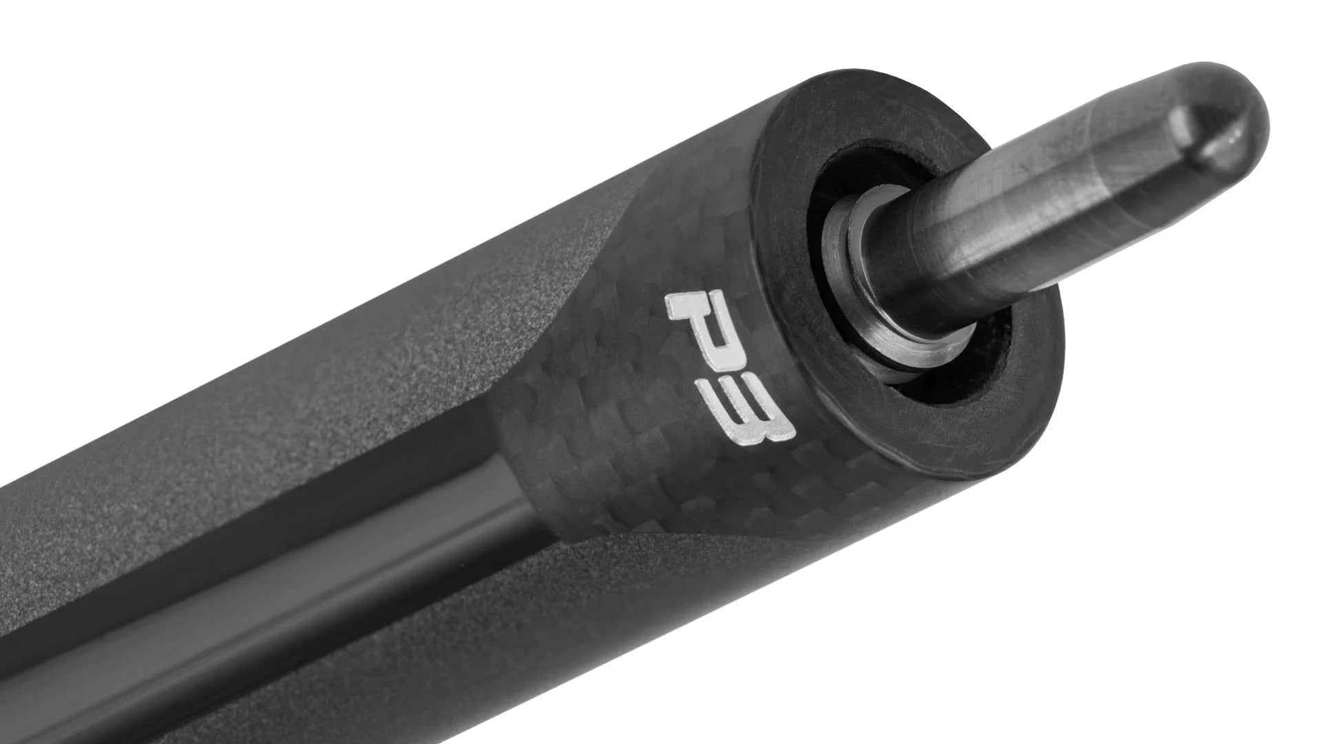 PREDATOR BUTT P3 REVO UNILOC POOL CUE METALLIC GREY LEATHER WRAP