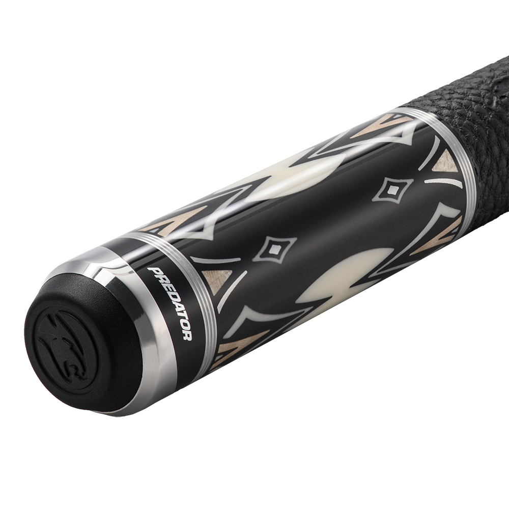 MANCHE PREDATOR BLAK 2 NOIR ÉBÈNE AVEC MOTIFS UNI-LOC GRIP EN CUIR DE LUXE (FLÈCHE NON-INCLUSE)