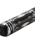 MANCHE PREDATOR BLAK 2 NOIR ÉBÈNE AVEC MOTIFS UNI-LOC GRIP EN CUIR DE LUXE (FLÈCHE NON-INCLUSE)