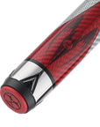 BAGUETTE DE BILLARD POISON MAELITH AVEC FLÈCHE EN FIBRE DE CARBONE - GRISE/ROUGE - SANS WRAP 12.4MM 19OZ