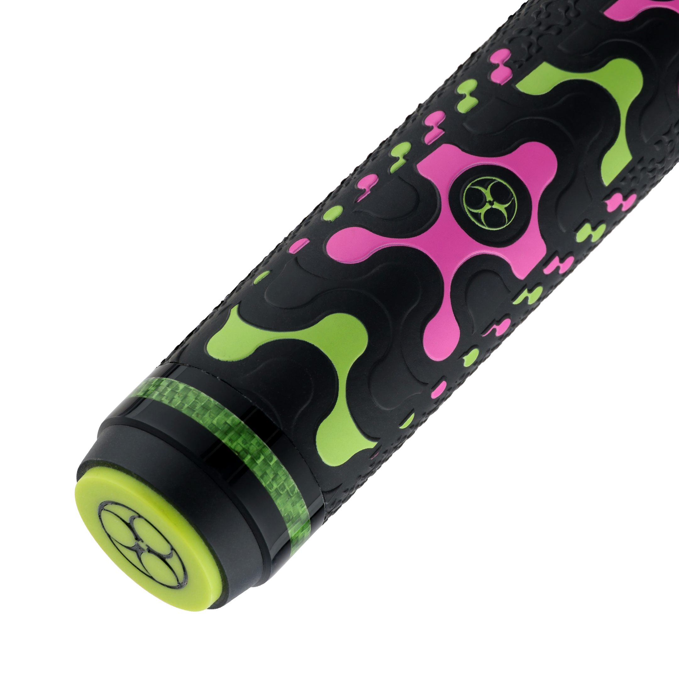 BAGUETTE DE CASSE POISON VX AVEC FLÈCHE EN FIBRE DE CARBONE - VERT/ROSE - WRAP TRICOLORE 13MM 19OZ