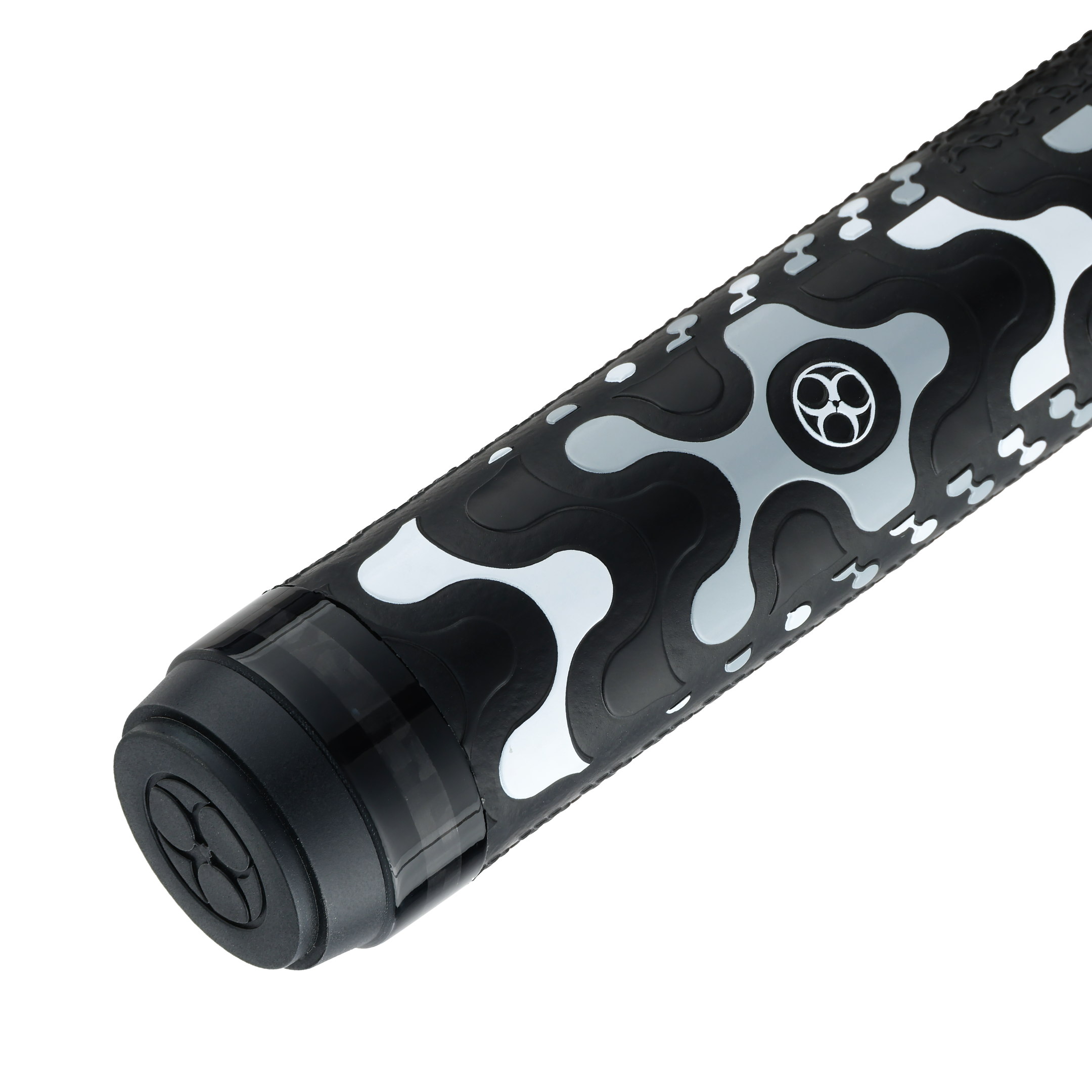 BAGUETTE DE SAUT ET DE CASSE VX AVEC FLÈCHE EN CARBONE - NOIRE/GRISE - WRAP TRICOLORE 13MM 19OZ