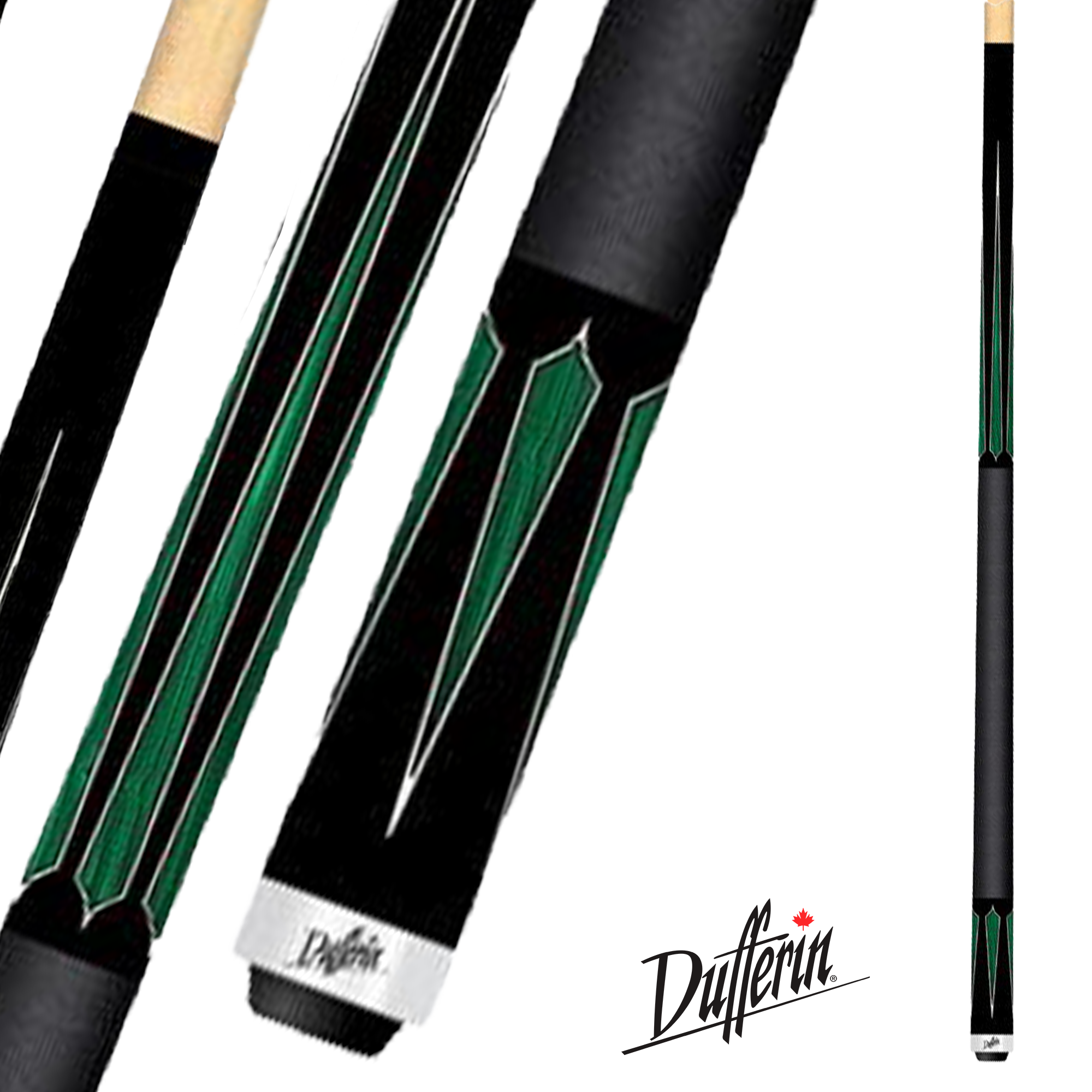 BAGUETTE DE BILLARD DUFFERIN STONE ICK SERIES ICK-3R VERTE GRIP 13MM 19OZ